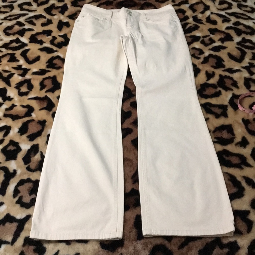 NWOT London Jean cream lightweight denim pants
